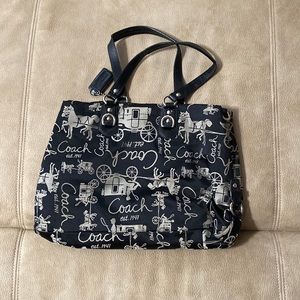 Designer Coach Tote Bag